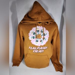 NWOT Men's Halfway Dead Circle Of Skulls Hoodie